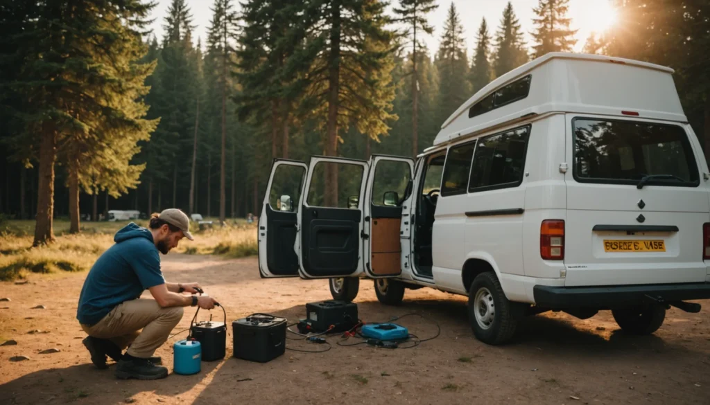 coupe batterie camping car
