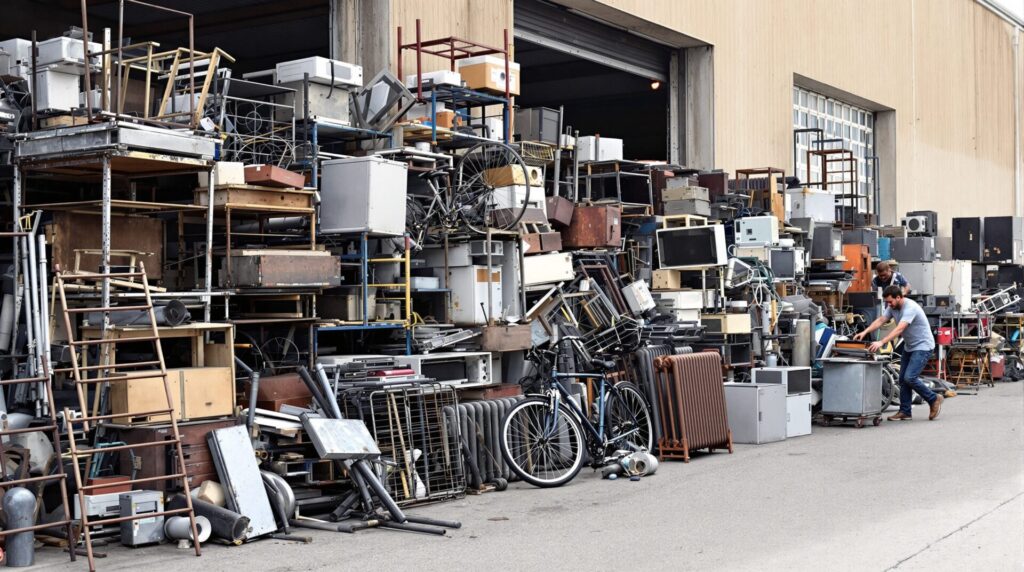 Quels objets peut-on inclure dans un débarras ferraille ?